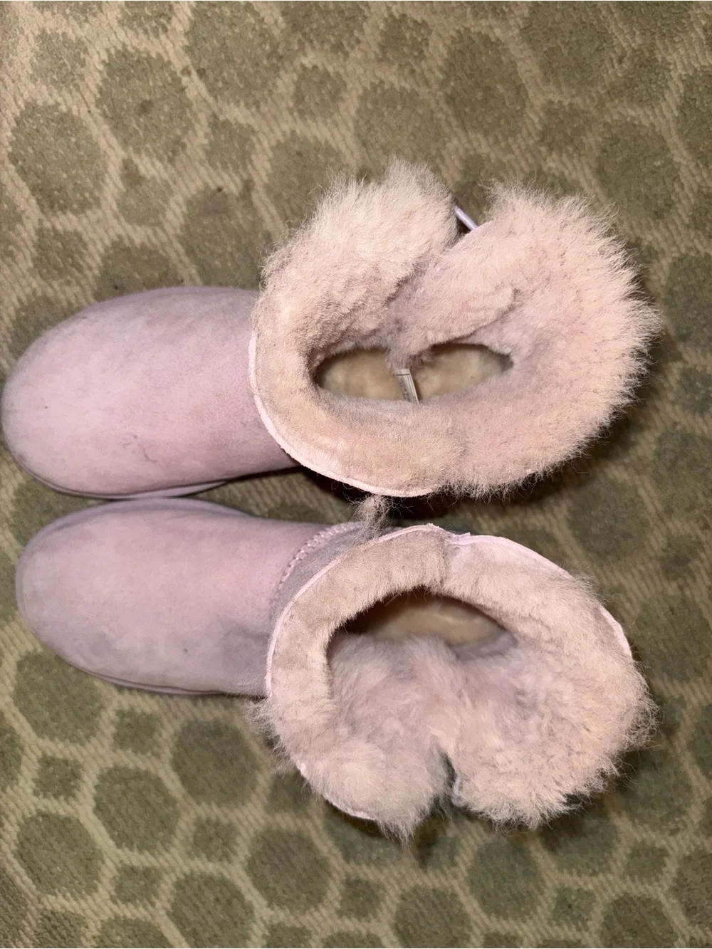 UGG shearling trim slip